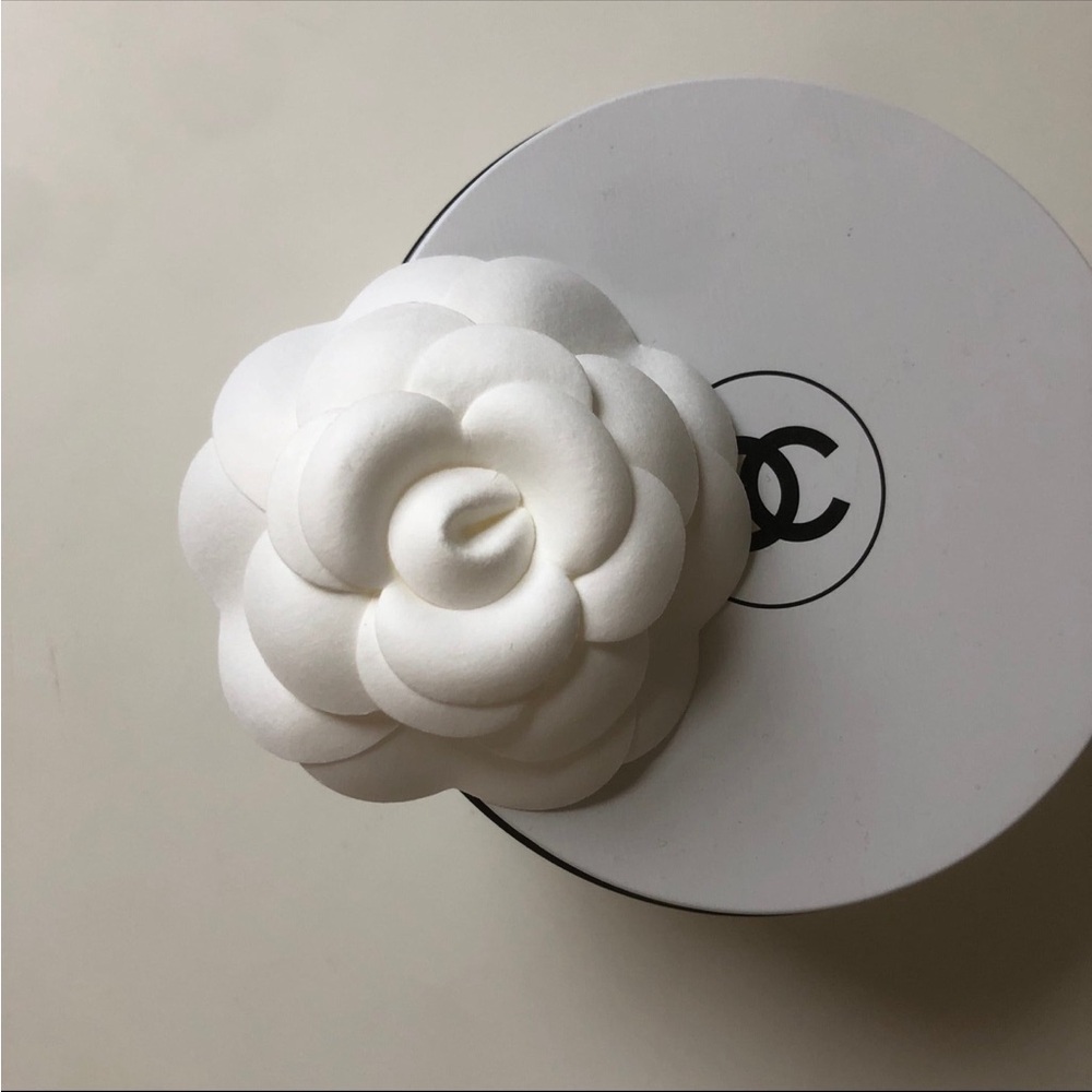 Authentic Chanel Camelia Flower for Brooch NEW Pin Camellia - Picture 8 of 9